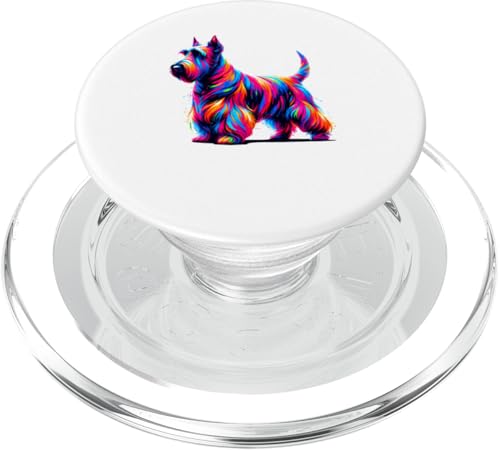 Paint Art Scottish Terrier Scottie Terriers PopSockets PopGrip für MagSafe Paint Art Scottish Terrier Scottie Terriers PopSockets PopGrip für MagSafe von Scottish Terrier Dog Lover Gifts
