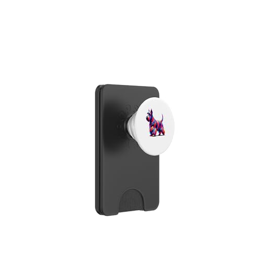 Paint Art Scottish Terrier Scottie Terriers PopSockets PopWallet für MagSafe Paint Art Scottish Terrier Scottie Terriers PopSockets PopWallet für MagSafe von Scottish Terrier Dog Lover Gifts