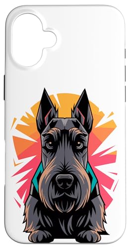 Polygonal Abstract Art Scottish Terrier Scottie Terriers Hülle für iPhone 16 Plus Polygonal Abstract Art Scottish Terrier Scottie Terriers Hülle für iPhone 16 Plus von Scottish Terrier Dog Lover Gifts
