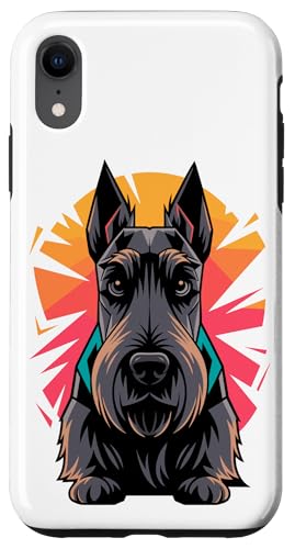 Polygonal Abstract Art Scottish Terrier Scottie Terriers Hülle für iPhone XR von Scottish Terrier Dog Lover Gifts