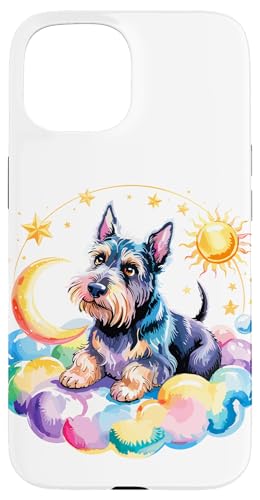 Rainbow Clouds Scottish Terrier Scottie Terriers Hülle für iPhone 15 Rainbow Clouds Scottish Terrier Scottie Terriers Hülle für iPhone 15 von Scottish Terrier Dog Lover Gifts