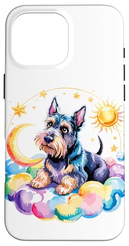 Rainbow Clouds Scottish Terrier Scottie Terriers Hülle für iPhone 16 Pro Max von Scottish Terrier Dog Lover Gifts