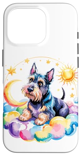Rainbow Clouds Scottish Terrier Scottie Terriers Hülle für iPhone 16 Pro von Scottish Terrier Dog Lover Gifts
