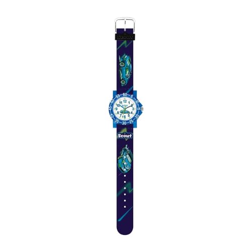 SCOUT Jungen Analog Quarz Uhr mit Nylon Armband 280375033 von Scout
