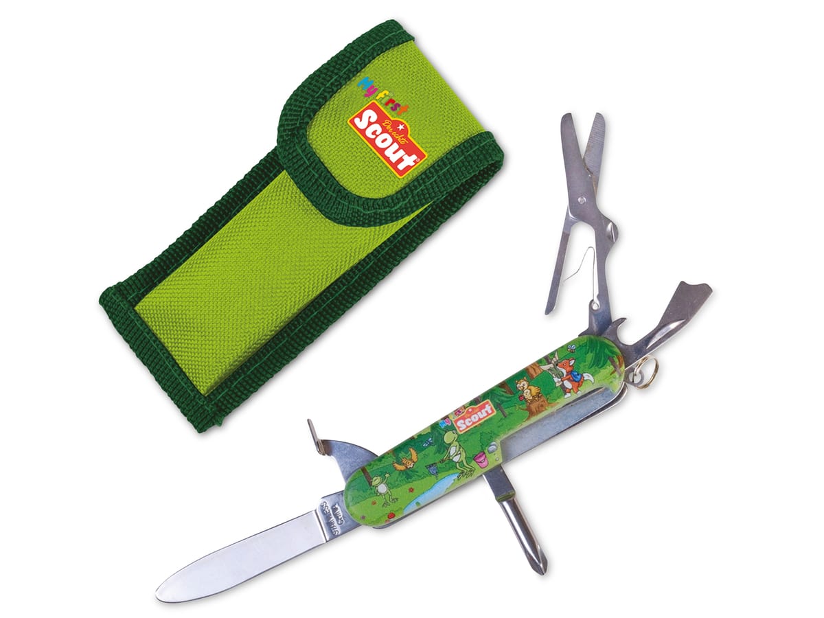 SCOUT Taschenmesser MY FIRST für Kinder, inkl. Nylontasche von Scout