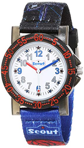 SCOUT Uhren Jungen Analog Quarz Uhr mit Textilband Armband 1 von Scout