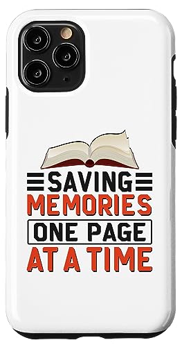 Hülle für iPhone 11 Pro Saving Memories One Page At A Time Scrapbook Fotoalbum von Scrapbook Einklebebuch Sammelalbum Fotoalbum Album