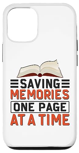 Hülle für iPhone 12/12 Pro Saving Memories One Page At A Time Scrapbook Fotoalbum von Scrapbook Einklebebuch Sammelalbum Fotoalbum Album