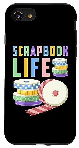 Hülle für iPhone SE (2020) / 7 / 8 Scrapbook Life Einklebebuch Sammelalbum Fotoalbum Album von Scrapbook Einklebebuch Sammelalbum Fotoalbum Album