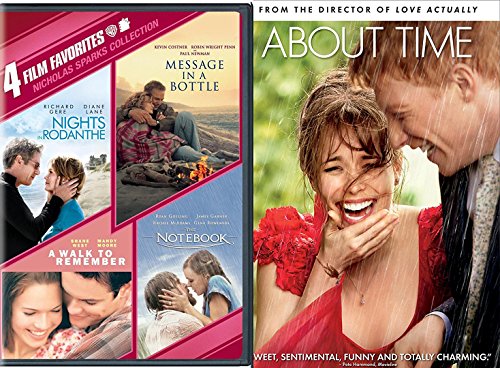 The Notebook + About Time Romance Movies DVD A walk to Remember / Nights in Rodanthe / Message in a Bottle Set Double Love Twice as Much von Screen Gems