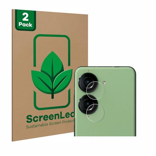 ScreenLeaf (2 Stück Schutzfolie für ASUS ZenFone 10 (NUR Kameraschutz) [nachhaltiger Displayschutz, Folie, transparent, kratzfest] von ScreenLeaf