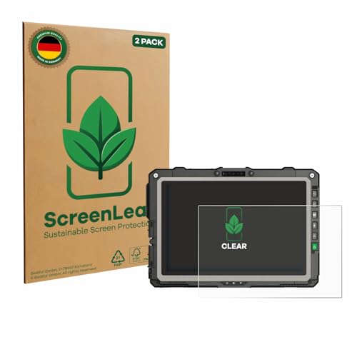 ScreenLeaf (2 Stück Schutzfolie für Getac UX10 G3 [nachhaltiger Displayschutz, Folie, transparent, kratzfest] von ScreenLeaf