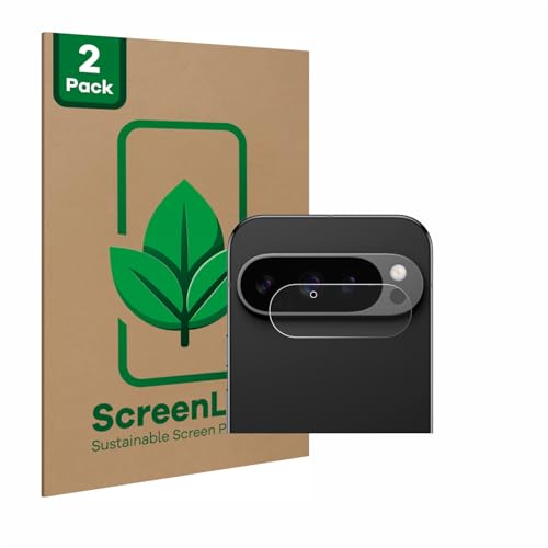 ScreenLeaf (2 Stück Schutzfolie für Google Pixel 9 Pro (NUR Kameraschutz) [nachhaltiger Displayschutz, Folie, transparent, kratzfest] von ScreenLeaf
