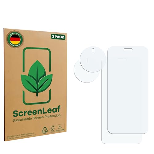 ScreenLeaf (2 Stück Schutzfolie für Honor Magic 7 Pro (Display+Kamera) [nachhaltiger Displayschutz, Folie, transparent, kratzfest] von ScreenLeaf
