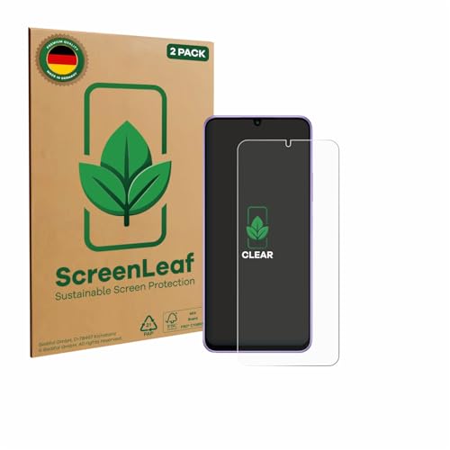 ScreenLeaf (2 Stück Schutzfolie für Itel City 100 [nachhaltiger Displayschutz, Folie, transparent, kratzfest] von ScreenLeaf