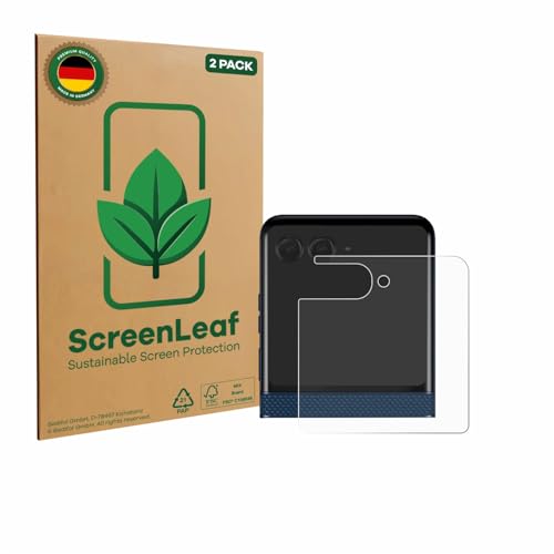 ScreenLeaf (2 Stück Schutzfolie für Motorola Razr 60 (Hinteres Display) [nachhaltiger Displayschutz, Folie, transparent, kratzfest] von ScreenLeaf
