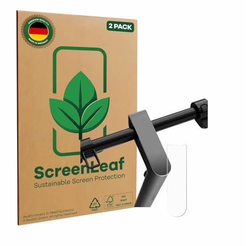 ScreenLeaf (2 Stück Schutzfolie für Navee S65 [nachhaltiger Displayschutz, Folie, transparent, kratzfest] von ScreenLeaf