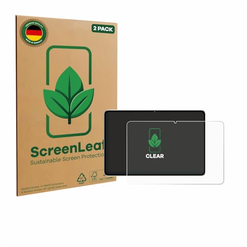 ScreenLeaf (2 Stück Schutzfolie für Nubia Pad Pro [nachhaltiger Displayschutz, Folie, transparent, kratzfest] von ScreenLeaf