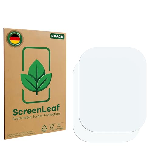 ScreenLeaf (2 Stück Schutzfolie für Poounur Y6 1.95" [nachhaltiger Displayschutz, Folie, transparent, kratzfest] von ScreenLeaf