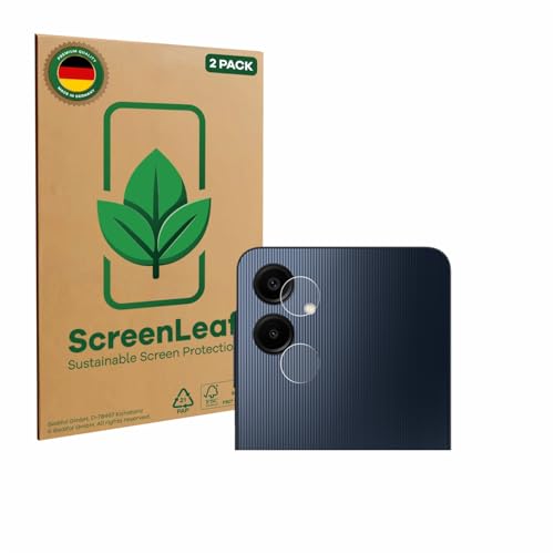 ScreenLeaf (2 Stück Schutzfolie für Samsung Galaxy A06 5G (NUR Kameraschutz) [nachhaltiger Displayschutz, Folie, transparent, kratzfest] von ScreenLeaf
