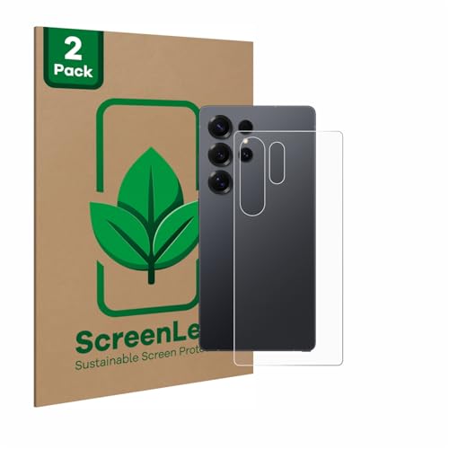 ScreenLeaf (2 Stück Schutzfolie für Samsung Galaxy S25 Ultra (Rückseite) [nachhaltiger Displayschutz, Folie, transparent, kratzfest] von ScreenLeaf