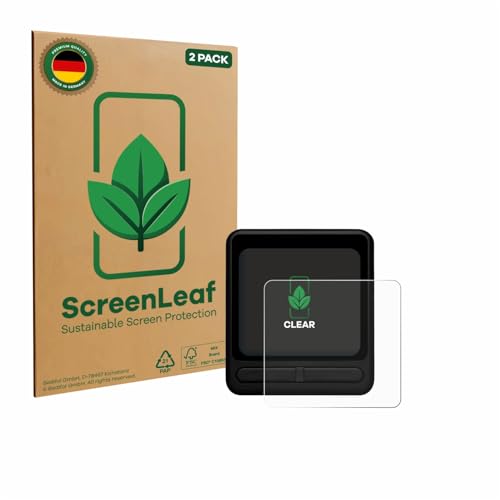 ScreenLeaf (2 Stück Schutzfolie für Samuliy Bike computer [nachhaltiger Displayschutz, Folie, transparent, kratzfest] von ScreenLeaf