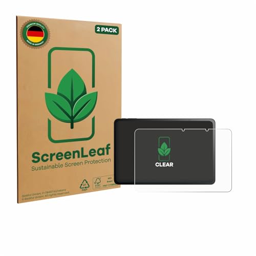 ScreenLeaf (2 Stück Schutzfolie für TCL Tab 11 FE [nachhaltiger Displayschutz, Folie, transparent, kratzfest] von ScreenLeaf