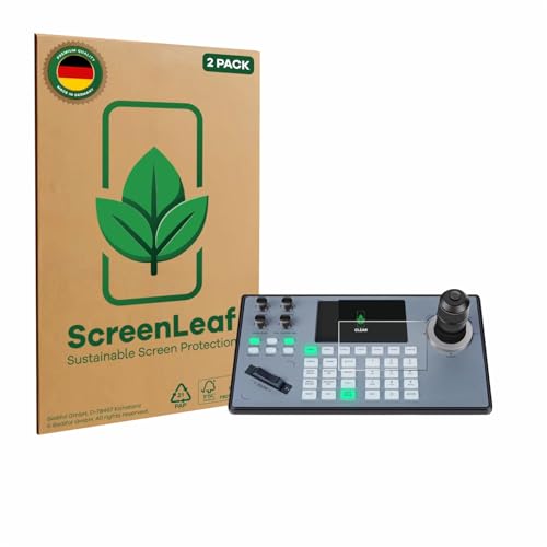 ScreenLeaf (2 Stück Schutzfolie für Tenveo TEVO-KB200PRO [nachhaltiger Displayschutz, Folie, transparent, kratzfest] von ScreenLeaf