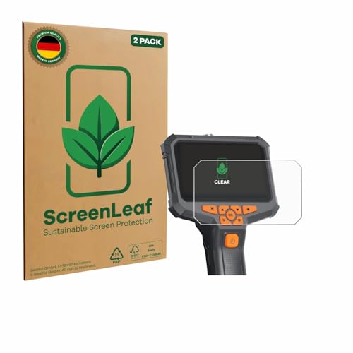 ScreenLeaf (2 Stück Schutzfolie für Teslong NTS 430 [nachhaltiger Displayschutz, Folie, transparent, kratzfest] von ScreenLeaf