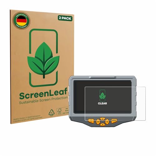 ScreenLeaf (2 Stück Schutzfolie für Teslong TD500 [nachhaltiger Displayschutz, Folie, transparent, kratzfest] von ScreenLeaf