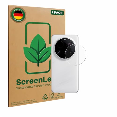 ScreenLeaf (2 Stück Schutzfolie für Xiaomi 15 Ultra (NUR Kameraschutz) [nachhaltiger Displayschutz, Folie, transparent, kratzfest] von ScreenLeaf
