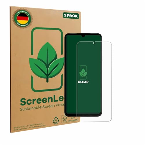 ScreenLeaf (2 Stück Schutzfolie für Xiaomi Poco C71 [nachhaltiger Displayschutz, Folie, transparent, kratzfest] von ScreenLeaf