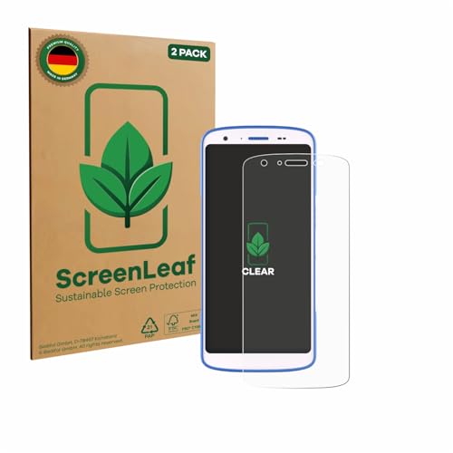ScreenLeaf (2 Stück Schutzfolie für Zebra HC 55 [nachhaltiger Displayschutz, Folie, transparent, kratzfest] von ScreenLeaf