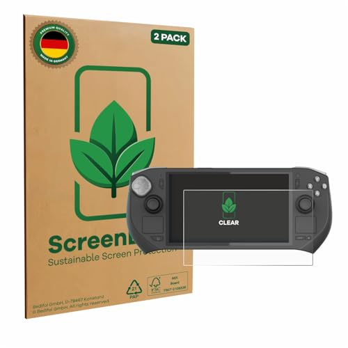 ScreenLeaf (2 Stück Schutzfolie für Zotac Gaming Zone [nachhaltiger Displayschutz, Folie, transparent, kratzfest] von ScreenLeaf