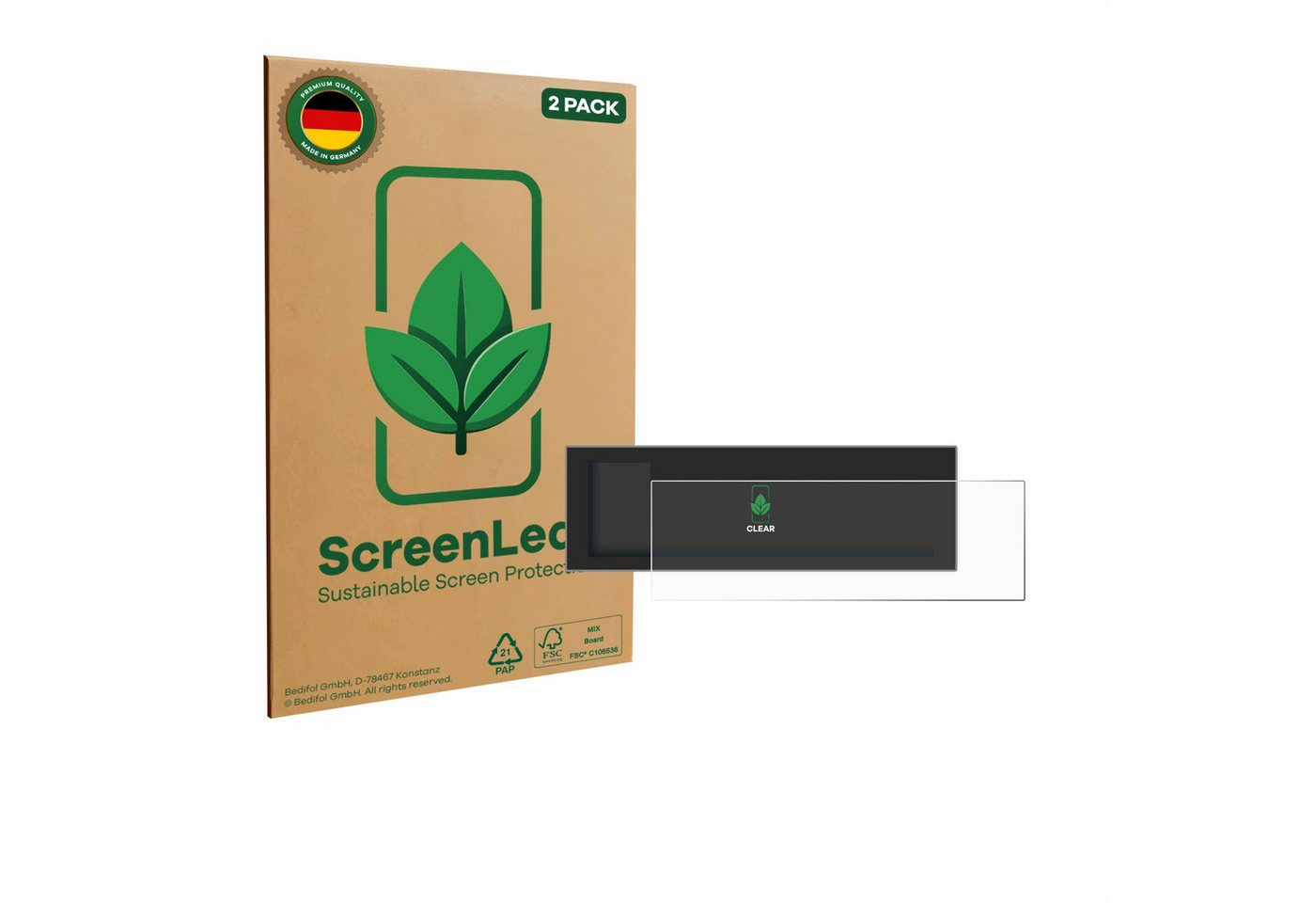 ScreenLeaf Displayschutzfolie Schutzfolie für EcoFlow DELTA 3 Plus, 2 Stück, nachhaltiger Displayschutz Schutz Folie Klar Transparent ScreenLeaf Displayschutzfolie Schutzfolie für EcoFlow DELTA 3 Plus, 2 Stück, nachhaltiger Displayschutz Schutz Folie Klar Transparent von ScreenLeaf