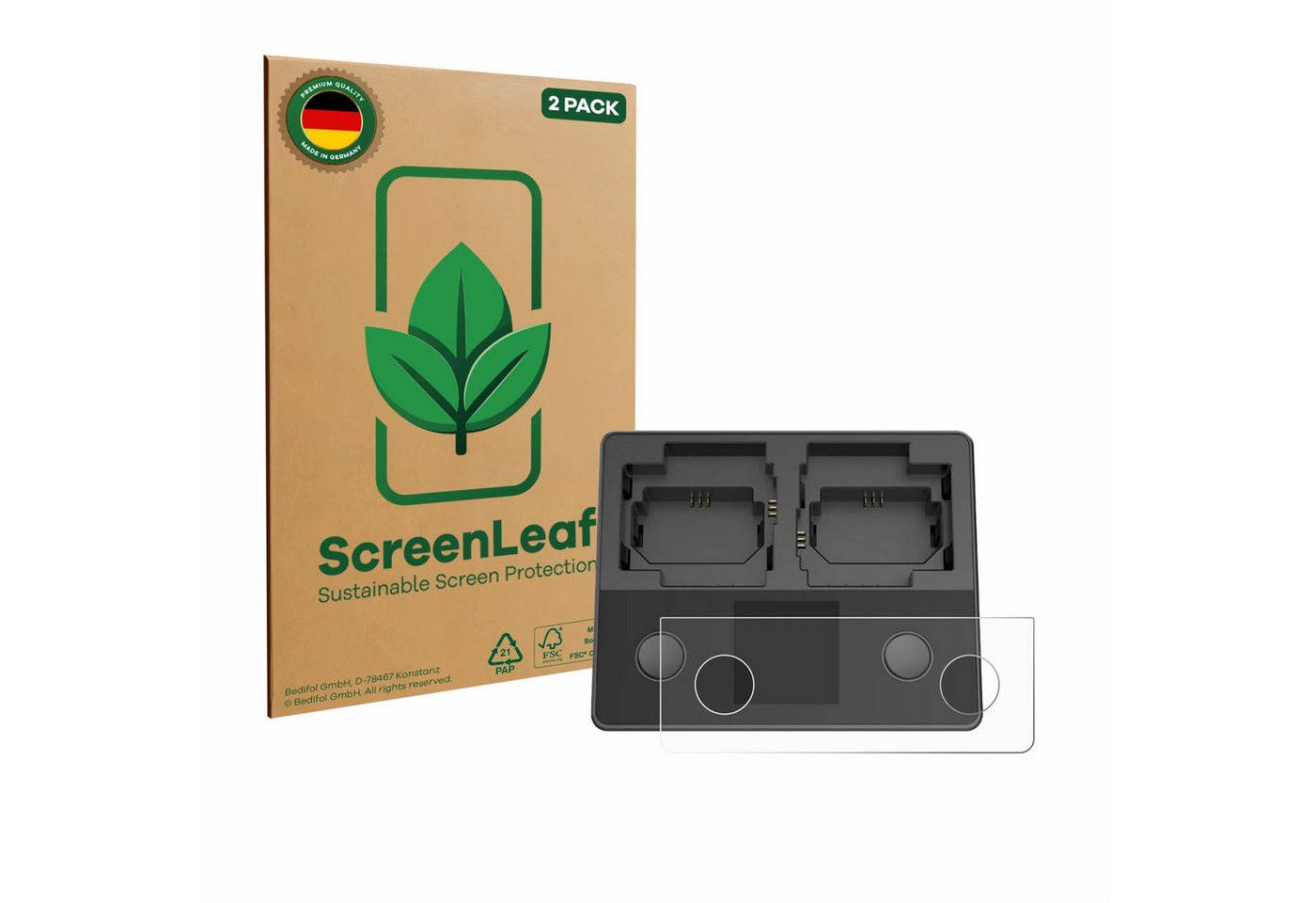 ScreenLeaf Displayschutzfolie Schutzfolie für ISDT NP2, 2 Stück, nachhaltiger Displayschutz Schutz Folie Klar Transparent ScreenLeaf Displayschutzfolie Schutzfolie für ISDT NP2, 2 Stück, nachhaltiger Displayschutz Schutz Folie Klar Transparent von ScreenLeaf