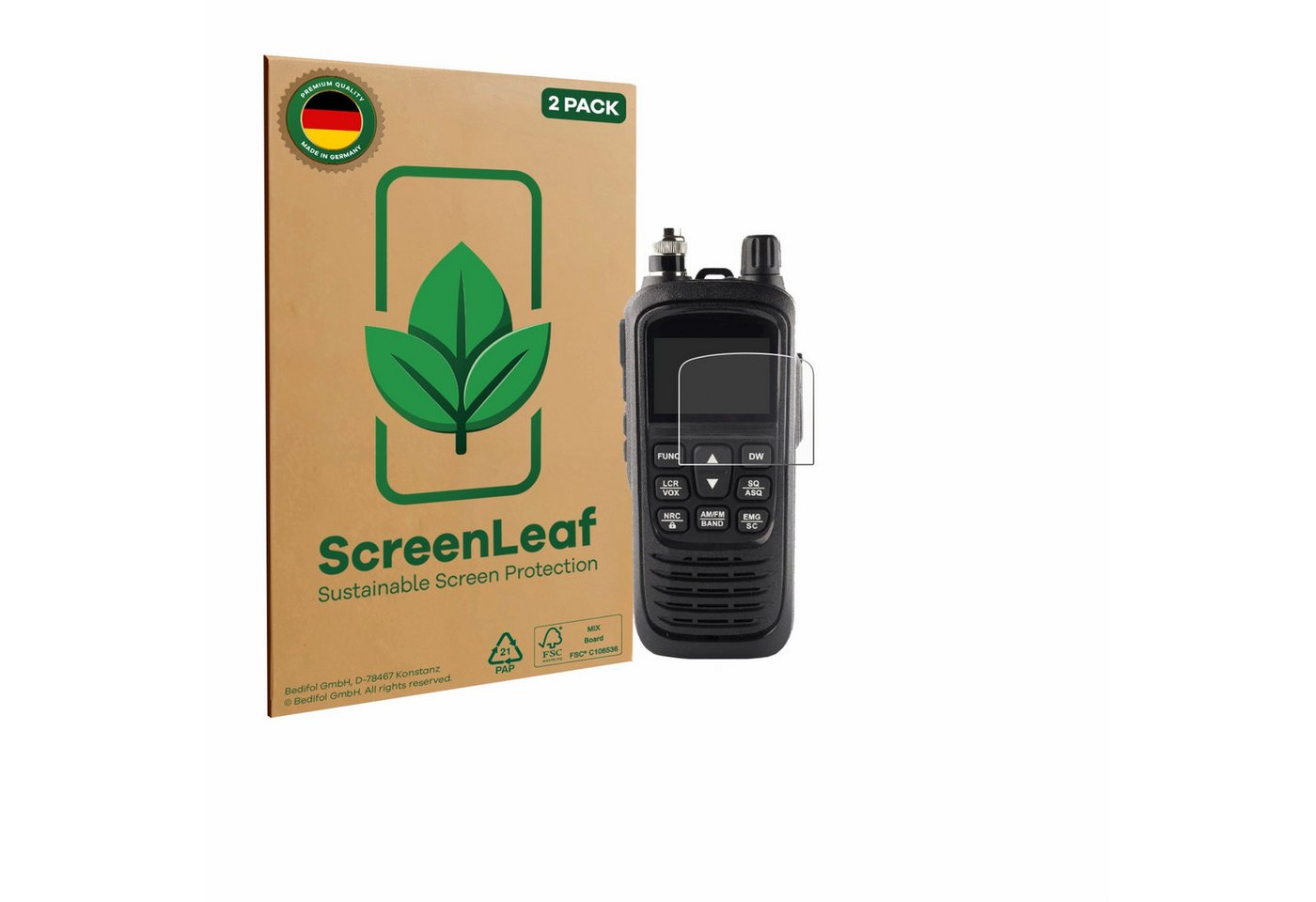 ScreenLeaf Displayschutzfolie Schutzfolie für Jopix CB-514 Plus, 2 Stück, nachhaltiger Displayschutz Schutz Folie Klar Transparent ScreenLeaf Displayschutzfolie Schutzfolie für Jopix CB-514 Plus, 2 Stück, nachhaltiger Displayschutz Schutz Folie Klar Transparent von ScreenLeaf