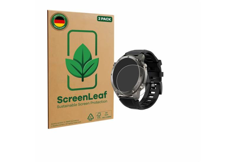 ScreenLeaf Displayschutzfolie Schutzfolie für Knauermann GPS 4 (2025), 2 Stück, nachhaltiger Displayschutz Schutz Folie Klar Transparent von ScreenLeaf