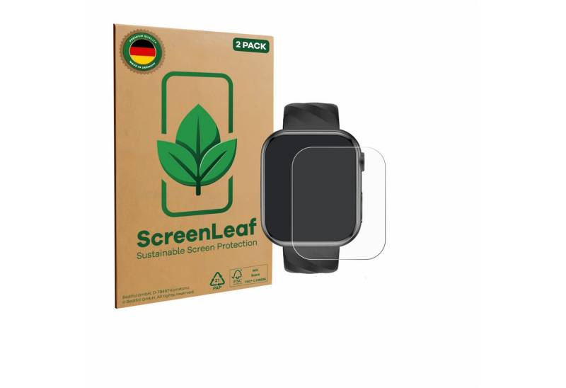 ScreenLeaf Displayschutzfolie Schutzfolie für Lgnitek MT500 1.97", 2 Stück, nachhaltiger Displayschutz Schutz Folie Klar Transparent von ScreenLeaf