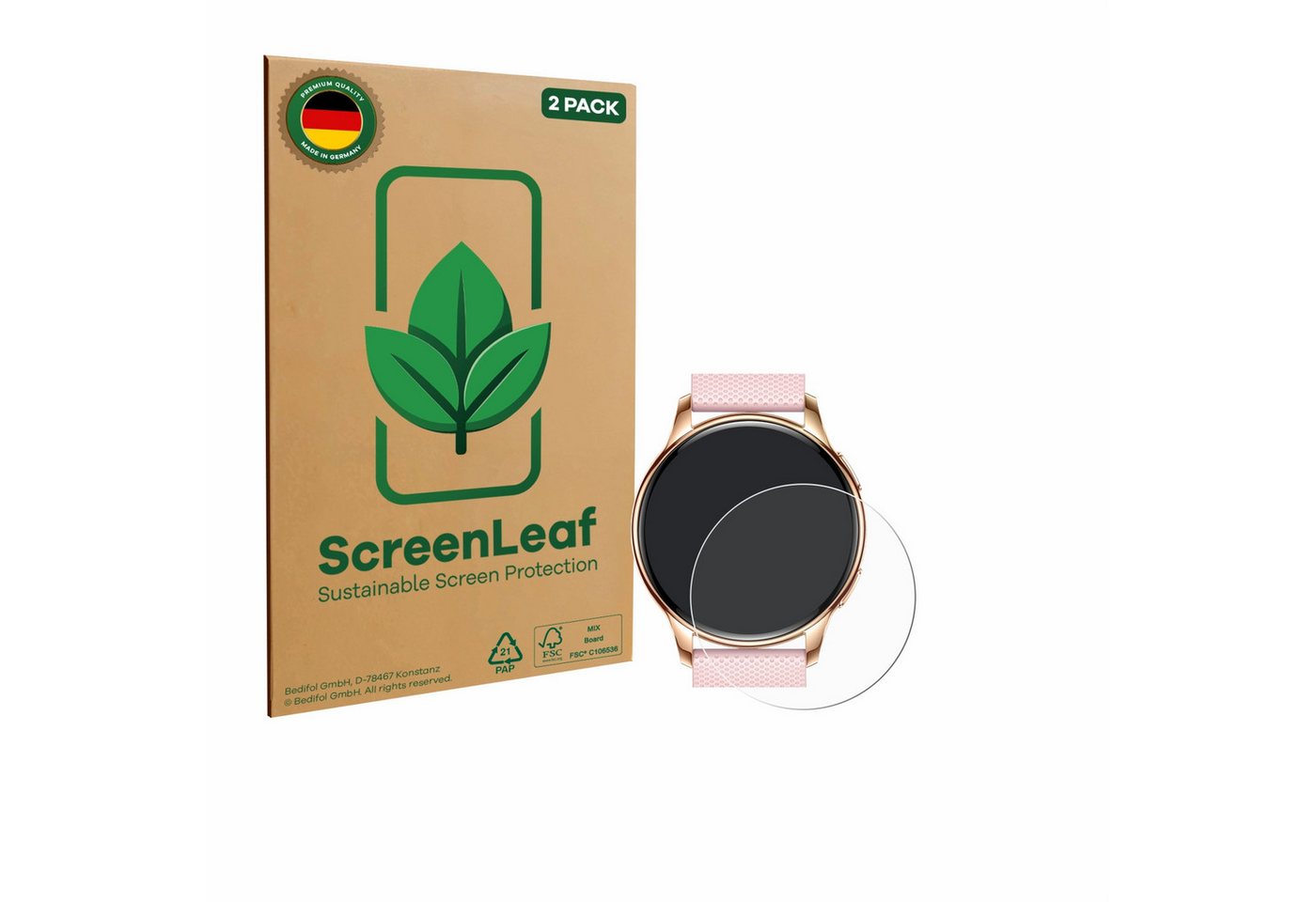 ScreenLeaf Displayschutzfolie Schutzfolie für Maoo VT.11, 2 Stück, nachhaltiger Displayschutz Schutz Folie Klar Transparent ScreenLeaf Displayschutzfolie Schutzfolie für Maoo VT.11, 2 Stück, nachhaltiger Displayschutz Schutz Folie Klar Transparent von ScreenLeaf