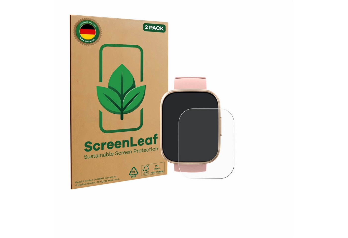 ScreenLeaf Displayschutzfolie Schutzfolie für Poounur Y6 1.95", 2 Stück, nachhaltiger Displayschutz Schutz Folie Klar Transparent ScreenLeaf Displayschutzfolie Schutzfolie für Poounur Y6 1.95", 2 Stück, nachhaltiger Displayschutz Schutz Folie Klar Transparent von ScreenLeaf