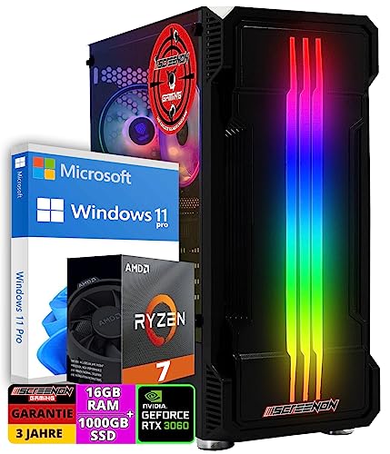 ScreenON - Ryzen 7 5800X - 1TB M.2 - RTX 3060 - Gaming PC A40138 - WiFi ScreenON - Ryzen 7 5800X - 1TB M.2 - RTX 3060 - Gaming PC A40138 - WiFi von ScreenOn