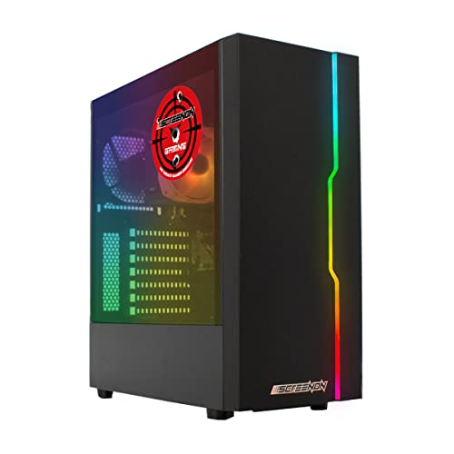 ScreenOn Gaming PC Ryzen 5 5700G • Geforce GTX 1650 (4 GB) Grafikkarte • 16 GB RAM DDR4 3200 MHz • 512 GB m.2 • Windows 11 Pro • WLAN 300 MBit/s • Gaming PC Computer mit 3 Jahren Garantie! von ScreenOn