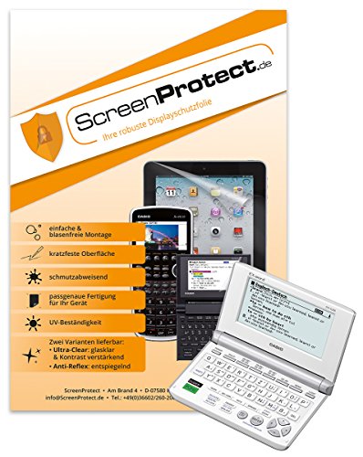 ScreenProtect Displayschutzfolie AntiReflex für Casio EW-G200 mit Rakel und Microfasertuch ScreenProtect Displayschutzfolie AntiReflex für Casio EW-G200 mit Rakel und Microfasertuch von ScreenProtect