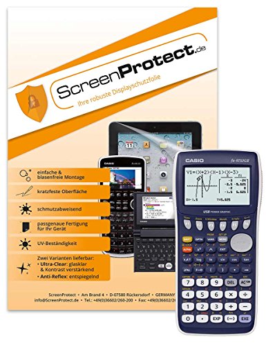 ScreenProtect Displayschutzfolie AntiReflex für Casio FX-9750GII/SD mit Rakel und Microfasertuch ScreenProtect Displayschutzfolie AntiReflex für Casio FX-9750GII/SD mit Rakel und Microfasertuch von ScreenProtect