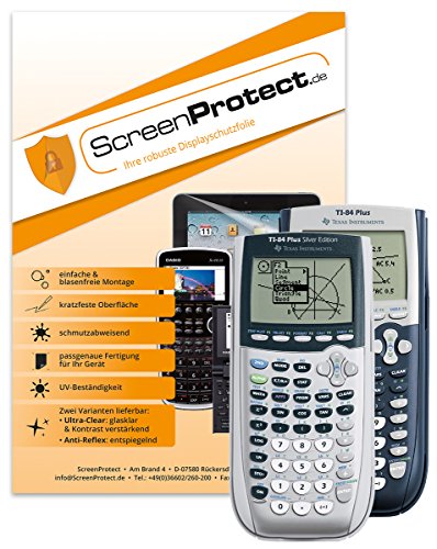 ScreenProtect Displayschutzfolie AntiReflex für TI-84+/TI-84 + SE mit Rakel und Microfasertuch ScreenProtect Displayschutzfolie AntiReflex für TI-84+/TI-84 + SE mit Rakel und Microfasertuch von ScreenProtect
