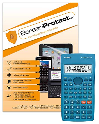 ScreenProtect Displayschutzfolie UltraClear für Casio FX-82 SX Plus mit Rakel und Microfasertuch ScreenProtect Displayschutzfolie UltraClear für Casio FX-82 SX Plus mit Rakel und Microfasertuch von ScreenProtect