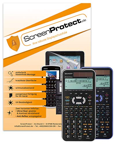 ScreenProtect Displayschutzfolie UltraClear für Sharp EL-W506 X mit Rakel und Microfasertuch ScreenProtect Displayschutzfolie UltraClear für Sharp EL-W506 X mit Rakel und Microfasertuch von ScreenProtect