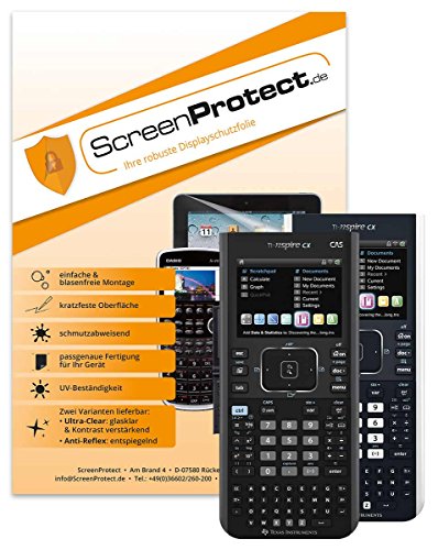 ScreenProtect Displayschutzfolie UltraClear für TI Nspire CX und CAS-Modelle Folie+Microfasertuch ScreenProtect Displayschutzfolie UltraClear für TI Nspire CX und CAS-Modelle Folie+Microfasertuch von ScreenProtect