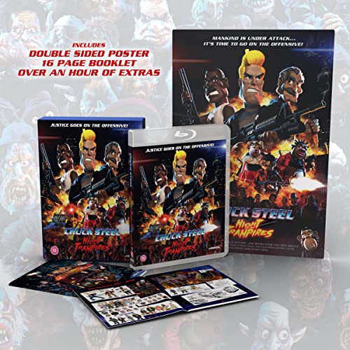 Chuck Steel: Night of the Trampires - Special Edition [Blu-ray] [2022] von Screenbound Pictures Ltd